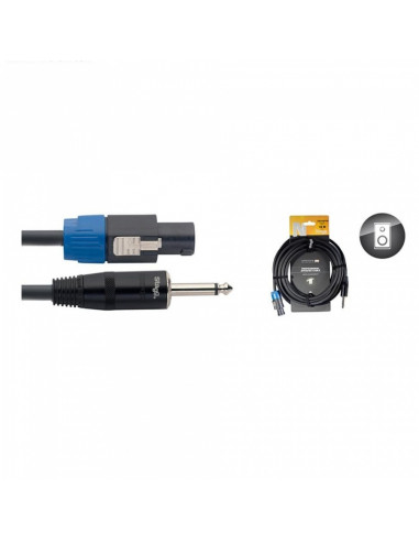 Stagg - Nsp10sp15r 10m-1,5 Cable Hp Spk-Jack Dlx