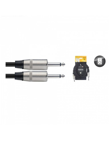 Stagg - Nsp3pp25r 3m-2,5 Cable Hp Jack-Jack Dlx