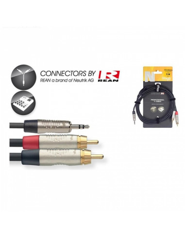 Stagg - Nyc6/Mps2cmr 6m Cable Y Minjckm St-2rcam Dl