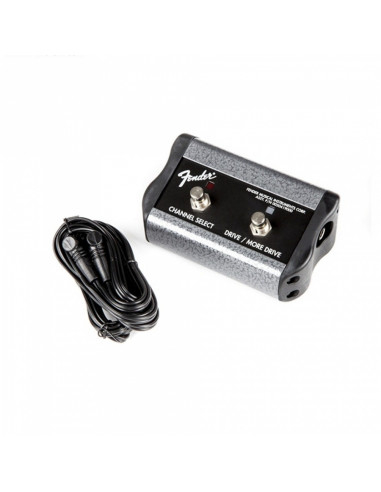 Fender - 2-Button 3-Function Footswitch: Channel / Gain / More Gain with 1/4" Jack