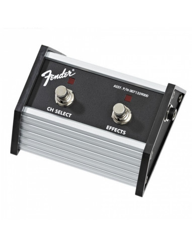 Fender - 2-Button Footswitch: Channel Select / Effects On/Off with 1/4" Jack