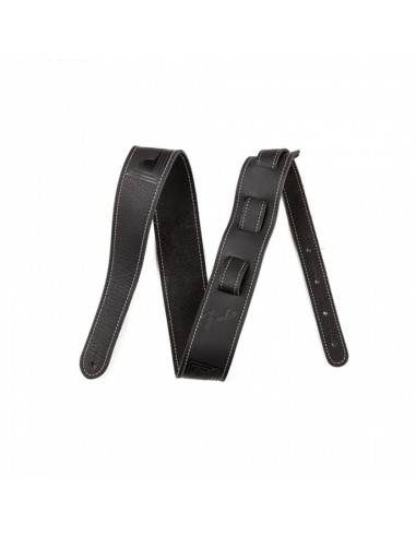 Fender -  Monogram Leather Strap, Black