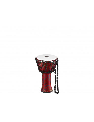 Meinl,Rope Tuned Travel Series Djembes,Synthetic Head (Patented) Pharaoh's Script 8"