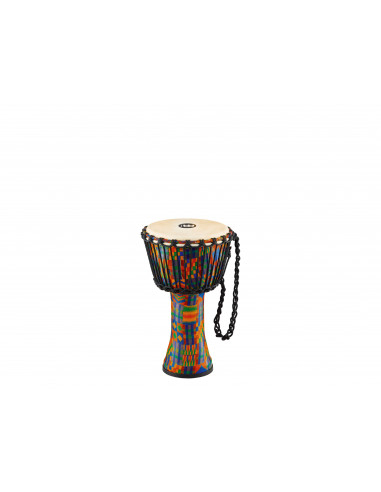 Meinl,Rope Tuned Travel Series Djembes,Goat Head (Patented) Kenyan Quilt 8"