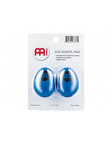 Meinl,Plastic Egg Shakers Blue