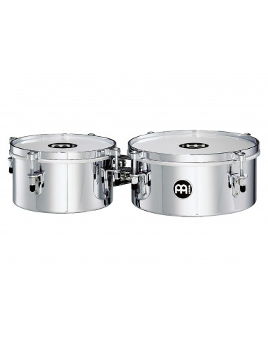Meinl,Mini Timbales (Patented) Chrome 8" & 10"
