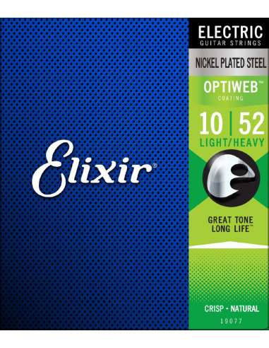 Elixir – Optiweb Light Heavy Strings 10-52