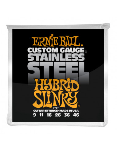 Ernie Ball – Stainless Hybrid – 9-46