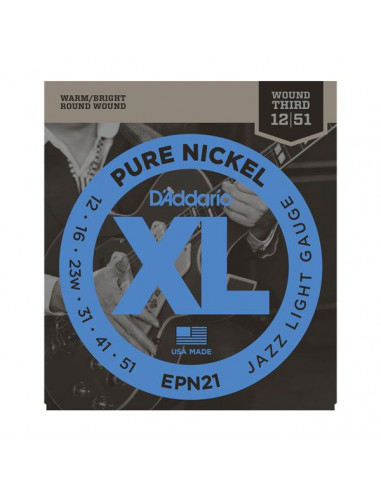 EPN21 - Pure Nickel Jazz Light 12-51