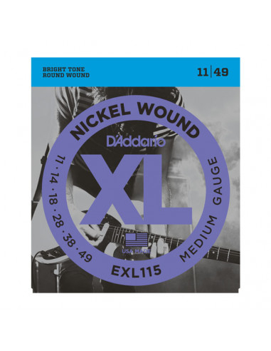 D'addario - EXL115 - EXL Nickel Wound Medium 11-49