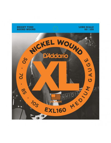 D'addario – EXL160 – Nickel Wound Medium 50-105