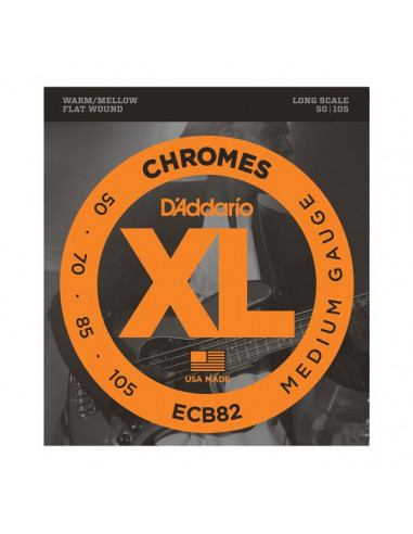 D'addario – ECB82 – Chromes Bass Medium 50-105