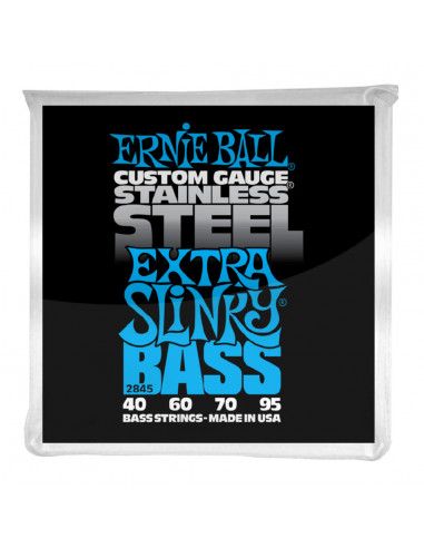 Ernie Ball – 2845 – Stainless Steel Extra Slinky 50-105