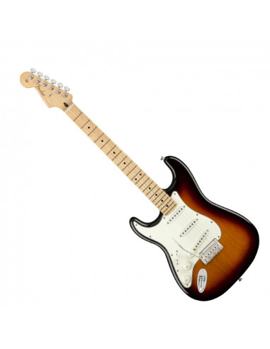 Fender - Player Stratocaster® Left-Handed, Maple Fingerboard, 3-Color Sunburst