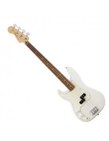 Fender - Player Precision Bass® Left-Handed, Pau Ferro Fingerboard, Polar White