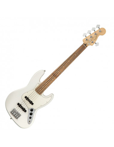 Fender - Player Jazz Bass® V, Pau Ferro Fingerboard, Polar White