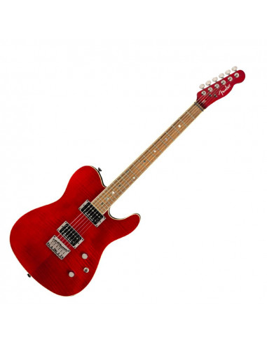 Fender - Special Edition Custom Telecaster® FMT HH, Laurel Fingerboard, Crimson Red Transparent