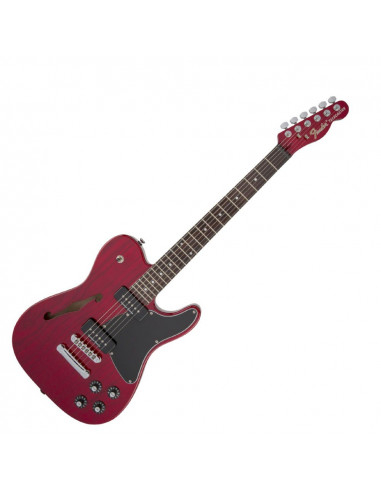 Fender - Jim Adkins JA-90 Telecaster® Thinline, Laurel Fingerboard, Crimson Red Transparent