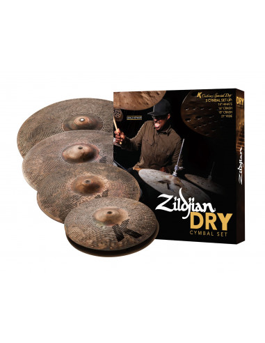 Zildjian - Cymbal set, K Custom, Special Dry Cymbal Pack, 14H/16+18Cr/21