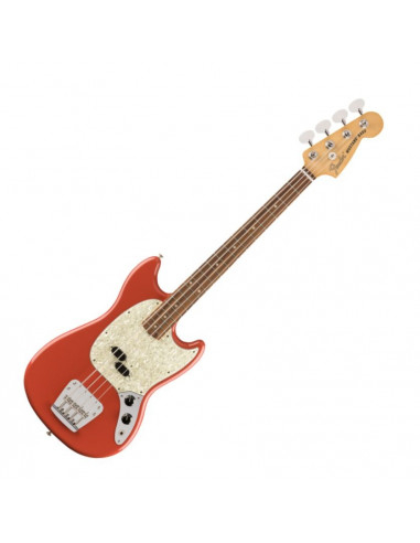Fender - Vintera '60s Mustang Bass®, Pau Ferro Fingerboard, Fiesta Red