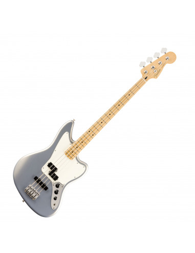 Fender,Player Jaguar® Bass, Maple Fingerboard, Silver