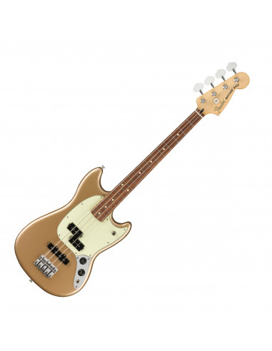 Fender,Player Mustang® Bass PJ, Pau Ferro Fingerboard, Firemist Gold
