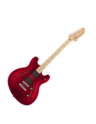Squier,Affinity Series™ Starcaster®, Maple Fingerboard, Candy Apple Red
