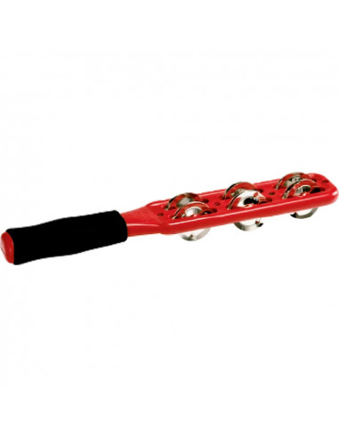 JG1R - Professional Series Jingle Stick - ABS Plastic - Stainless Steel - Red