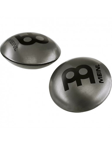 Meinl,SH22,Clamshell Spark Shaker,set of two steel shakers with black nickel finish