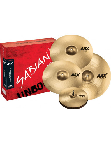 Sabian - AAX Set harmonique  Promotional 14"-16"-21" + crash 18" FREE