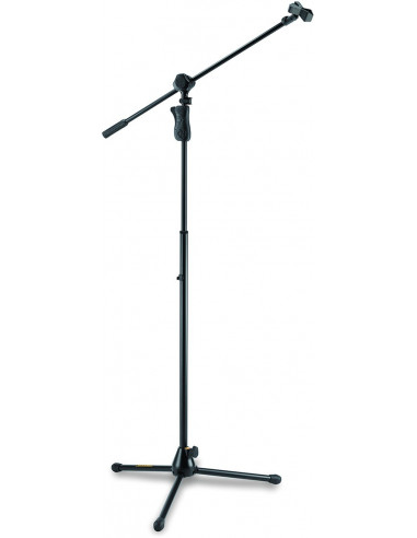 Hercules - MS632B,ez grip tripod microphone stand w/2 in 1 boom & mic clip