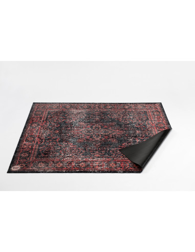 DRUMnBASE,Vintage Persian Stage Mat,Red Black