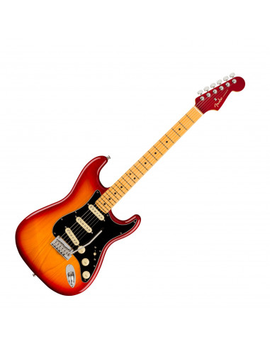 Fender,Ultra Luxe Stratocaster, Plasma Red Burst