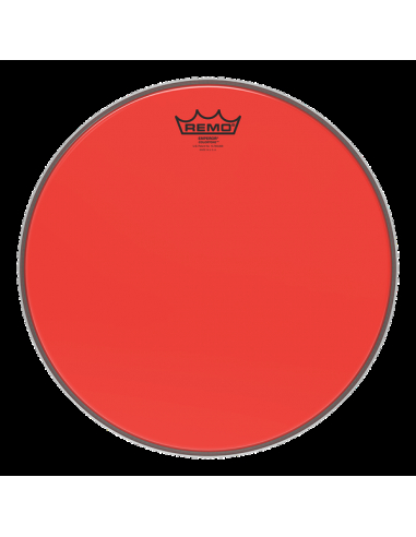 Remo - BE-0306-CT-RD,  frappe Emperor Colortone, rouge, 6"