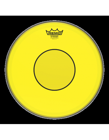 Remo - P7-0313-CT-YE,  frappe Powerstroke 77 Colortone pour caisse claire, jaune 13"