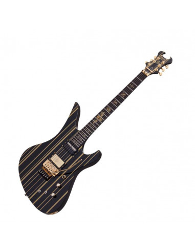 Schecter, Signature Syn. Cus FR S, Gloss Black/Gold