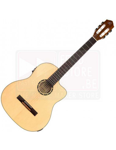 RCE125SN - Ortega Family Series Acoustic-Electric Slim Neck Guitar Natural