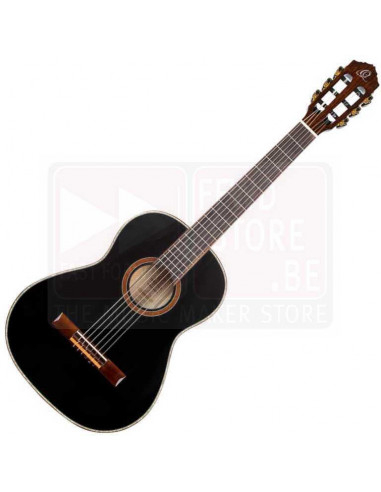 R221BK-3/4 - Ortega Family Series 3/4 Size Guitar Black
