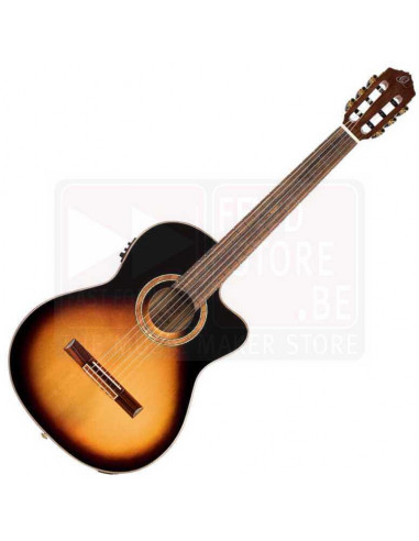 RCE158SN-TSB - Ortega Performer Series Acoustic-Electric Slim Neck Guitar Tobacco Sunburst