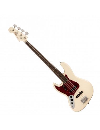 American Vintage II 1966 Jazz Bass Left-Hand - Olympic White