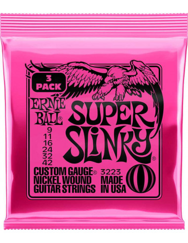 3223 - Super slinky 9-42 - pack de 3