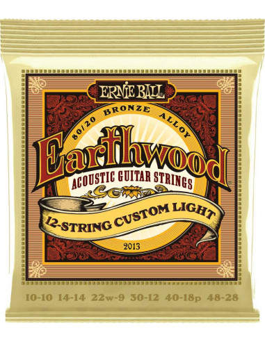 2013 - Earthwood 80/20 bronze custom light /12 cordes 10-48