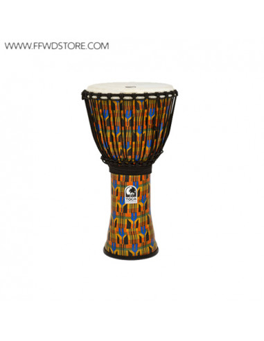 Toca - Freestyle Rope Tuned Djembes Kente Cloth