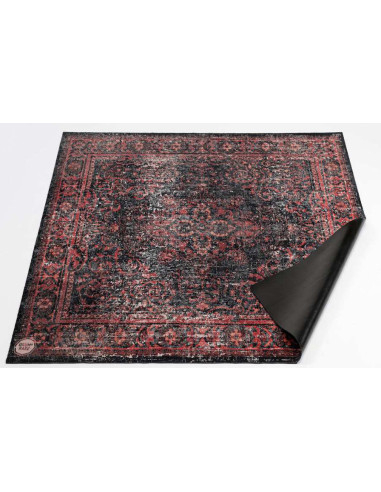 VP185 - Vintage Persian - Black Red - 185x160cm